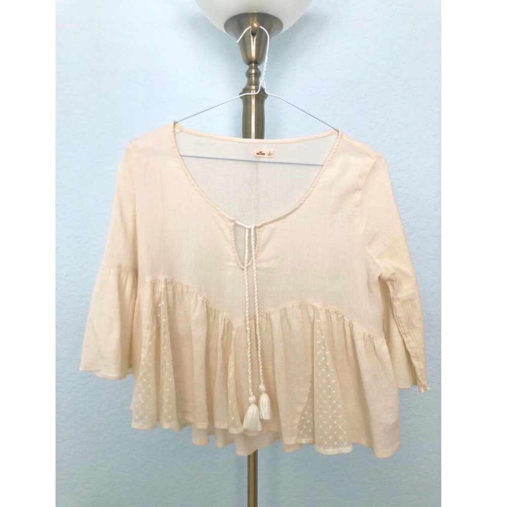 Hollister Sycamore Cove Peasant Top